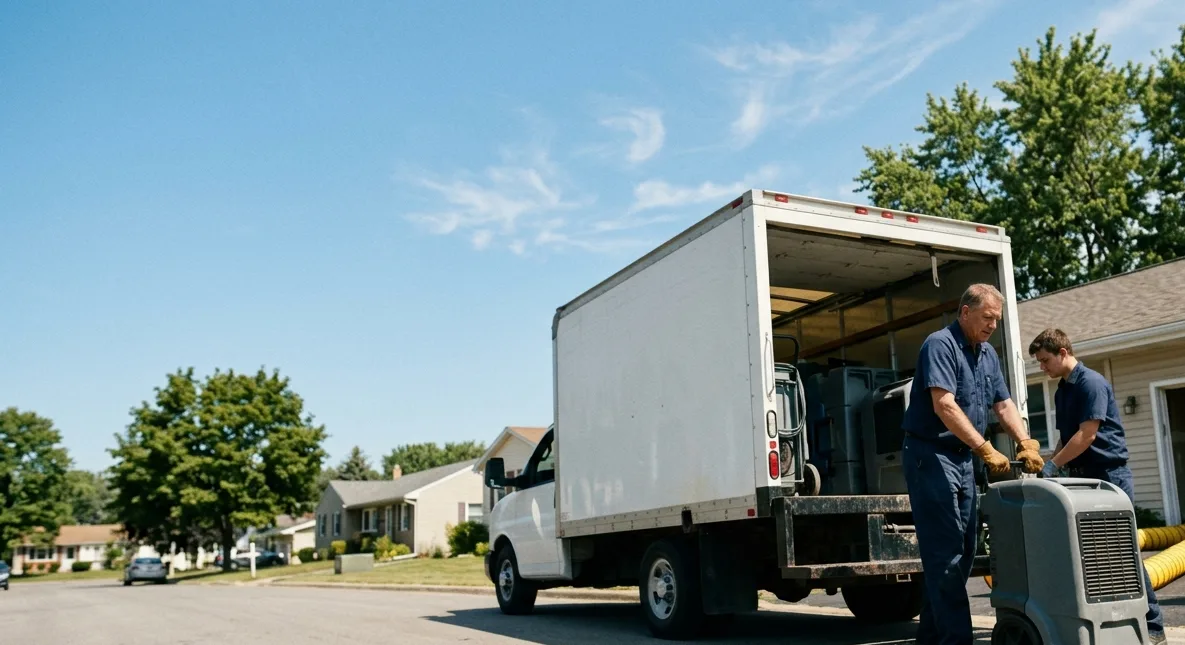 Water Damage Cleanup in Huntley, IL near me